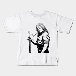 The Witcher, Geralt of Rivia: inspirational quote “Hmm” Kids T-Shirt